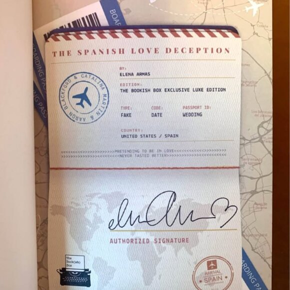 Bookish Box The Spanish Love Deception special edition book - Picture 7 of 7